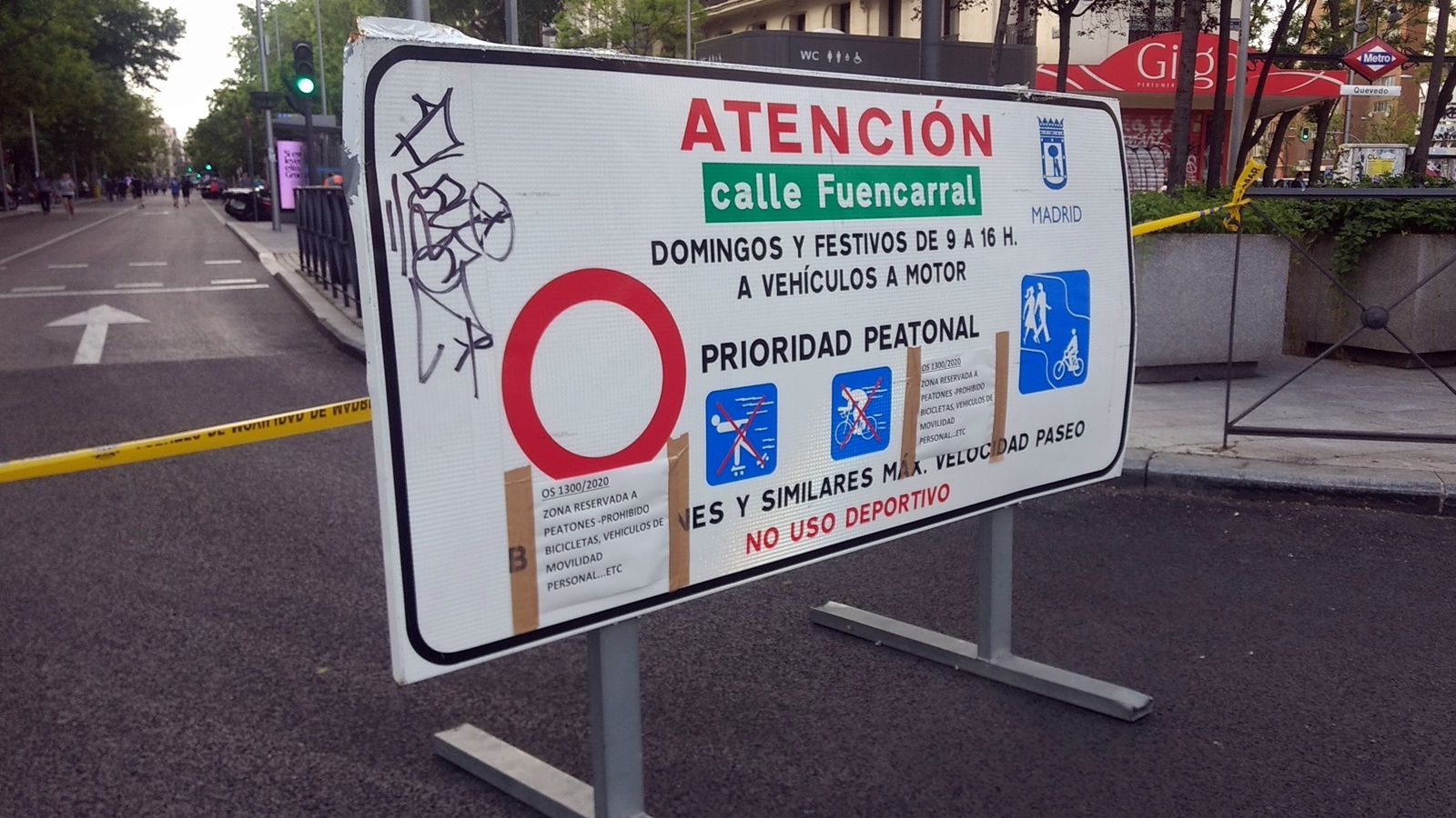 Peatonalización de calzadas en Madrid - Fuencarral 4